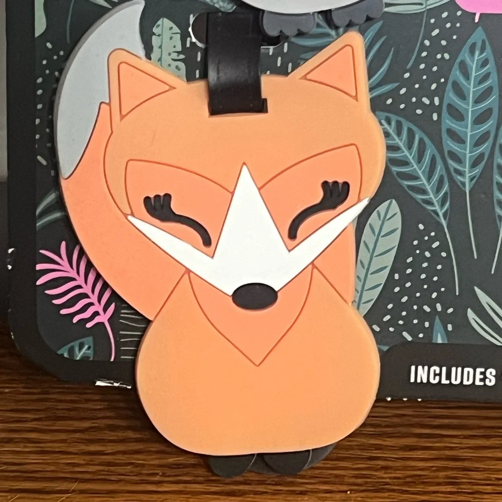 NWT-G-Force Owl and Fox Luggage Tags Set